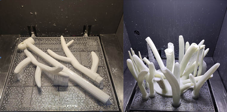 3D-printed coral tree 3