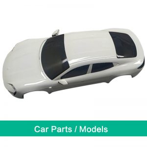 3D-printed car models