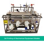 3d printing of mechanical equipment models